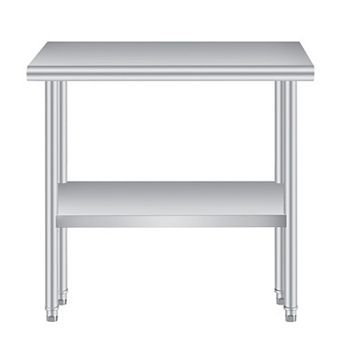 24x36 Inch Stainless Steel Prep Table