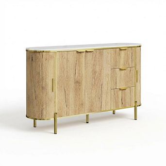 59 in Large Sideboard Buffet Cabinet