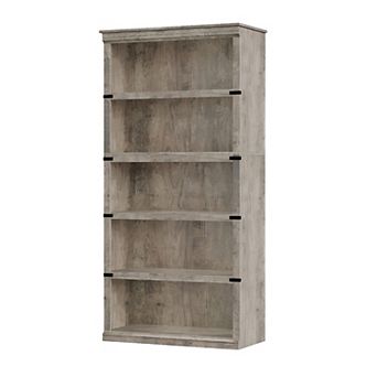 31.4" Wide 5 tier Bookcase with Storage