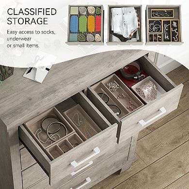 Dresser for Bedroom with 6 Drawers