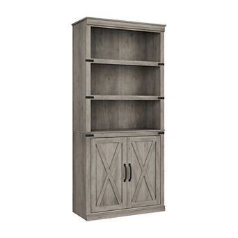 Farmhouse Bookcase with 2 Doors