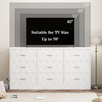 9-Drawer Dresser for Bedroom