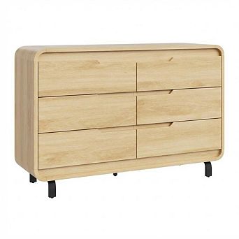 6 Drawers Dresser for Bedroom & Nursery