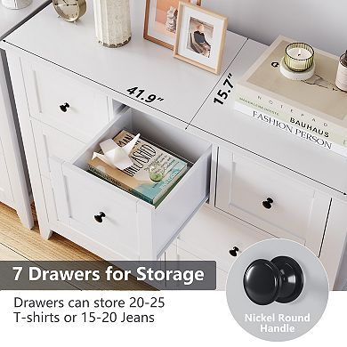 7-Drawer Dresser - Stylish Modern Design