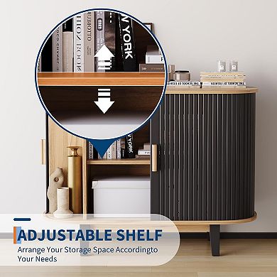 40'' Fluted Sideboard Buffer Cabinet