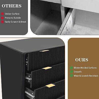 5 Drawers Dresser for Bedroom