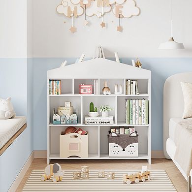 Toy Storage Organizer 9 Cubes Kids Bookshelf