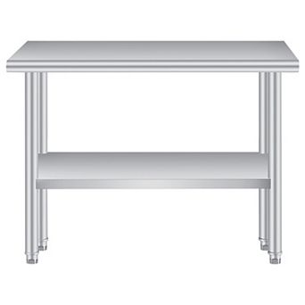 24x60 Inch Stainless Steel Prep Table