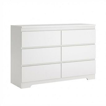 47 in MDF 6-Drawer Dresser