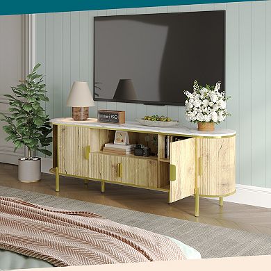 70" Luxury Fluted TV Stand