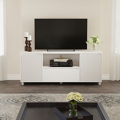 Fluted TV Stand for 65 in TV