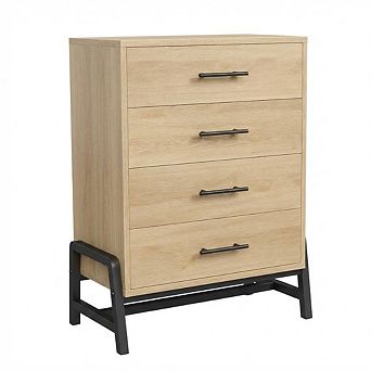 4-Drawer Tall Dresser for Bedroom