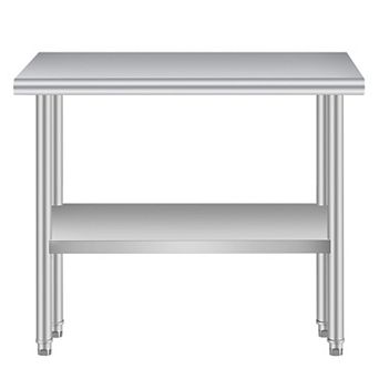 24x48 Inch Stainless Steel Prep Table