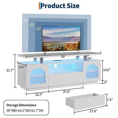 TV Stand for 65 Inch TVs