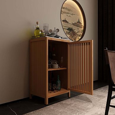 Bathroom Storage Cabinet with Door and Shelf for Bathroom Living Room and Kitchen