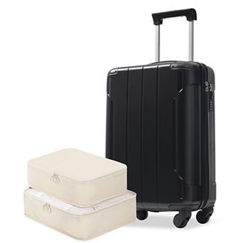 20" Hardside Luggage with 2 Packing Cubes