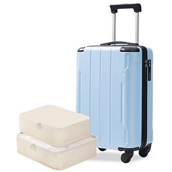 20" Hardside Luggage with 2 Packing Cubes