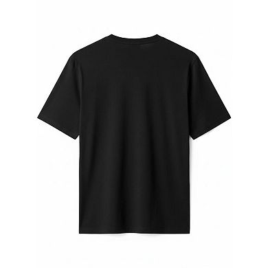 Men's Solid V-Neck Short Sleeve Tee