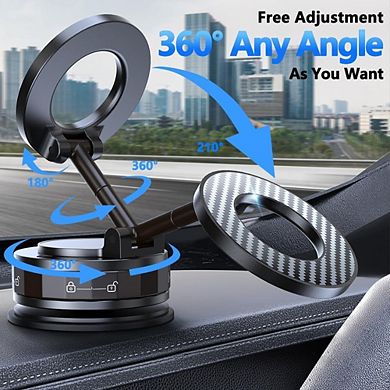 Vacuum Magnetic Car Phone Holder