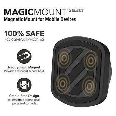 2-Pack Secure Magnetic Cell Phone Mounts
