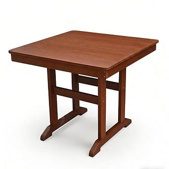 HDPE 23.4L×29.53H Square Dining Table