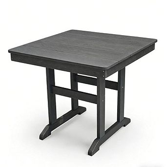 HDPE 23.4L×29.53H Square Dining Table