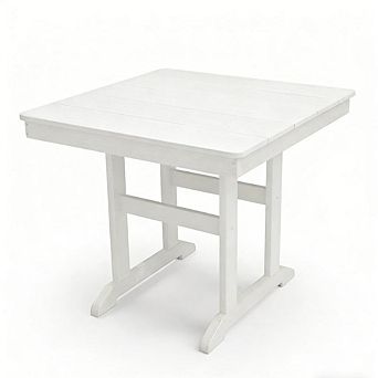 HDPE 23.4L×29.53H Square Dining Table