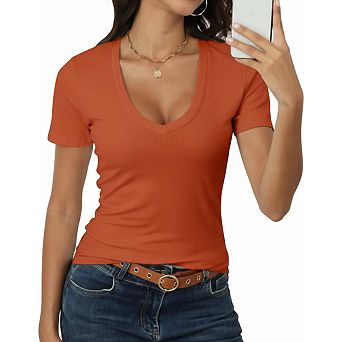 Women's Fitted Cotton Short Sleeve Tee