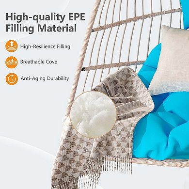 Innovative Foldable Egg Chair with Weather-Resistant Wicker