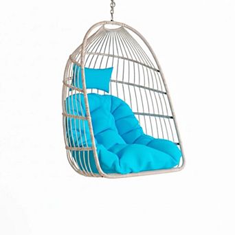 Innovative Foldable Egg Chair with Weather-Resistant Wicker