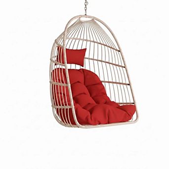 Innovative Foldable Egg Chair with Weather-Resistant Wicker