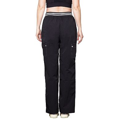 Women's Crop Structured Wide Leg Trousers Pants