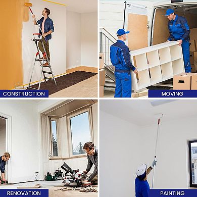 24"x200' Self-Adhesive Floor Protector Film 400sqft Paint Dust Slip Resistant