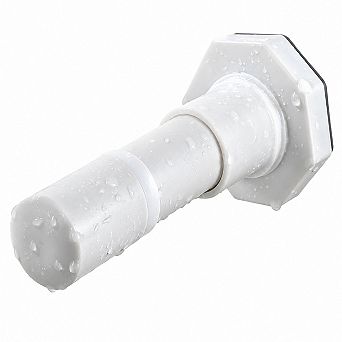 No Drilling Tension Shower Curtain Rod Adjustable Spring Loaded Heavy Duty