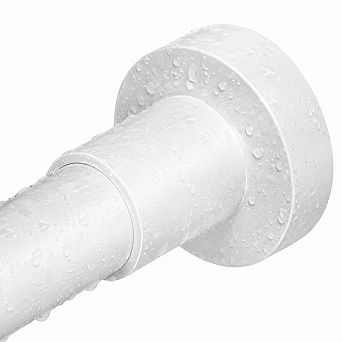 Stainless Steel Tension Shower Curtain Rod No Drill Non Slip Rustproof Adjustable Heavy Duty