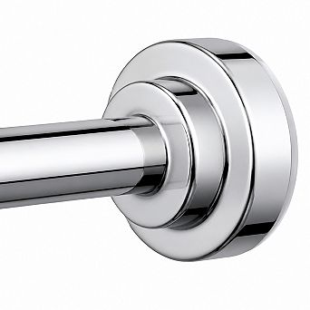Adjustable Stainless Steel Shower Curtain Rod No Drilling Anti Slip Rust Resistant 32-92 Inch