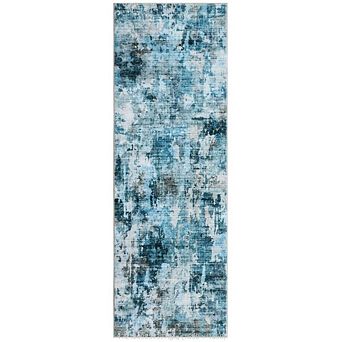 Multi Print Washable Kitchen Runner Non-Slip Soft Hallway Rug Runner Faux Wool Carpet