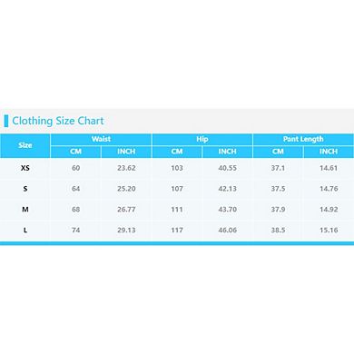 Women's Drawstring Shorts Summer Elastic Waist Casual Lightweight with Pockets