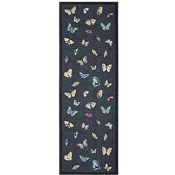 Butterfly Area Rug, No Slip Washable, Modern Butterfly Pattern Area Rug