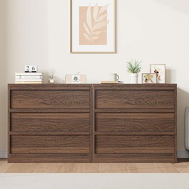 Multi-Room Nightstand: A Modern, Small Bedside Table with Ample Drawer Storage.