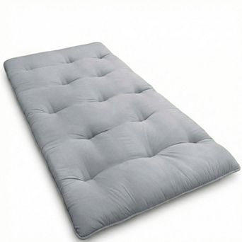 Japanese Tatami Floor Futon Mattress, Collapsible Roll-Up Sleeping Pad, Portable, Mark Resistant