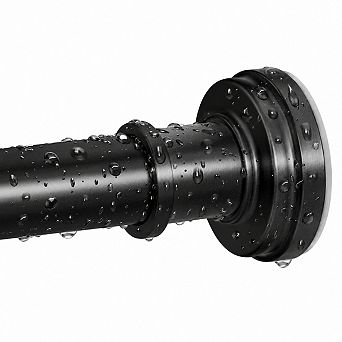 Rust Proof Adjustable Tension Rod No Drilling Multi Functional Heavy Duty For Bathroom Closet
