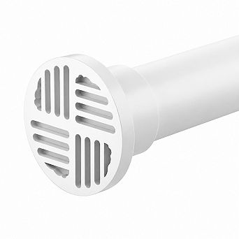 Heavy Duty Tension Shower Curtain Rod No Drill Adjustable Non Slip Rust Resistant
