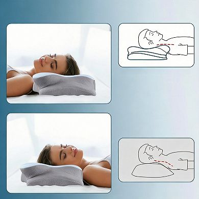 Memory Foam Contour Neck Pillow for Side Sleepers