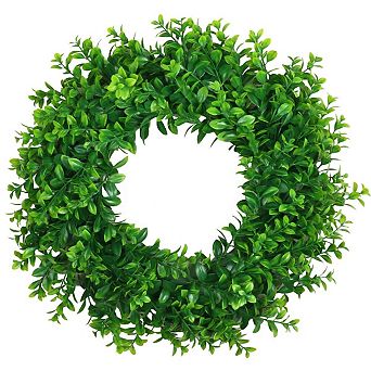 17 in Artificial Spring Summer Greenery Wreath for Door Wall Window