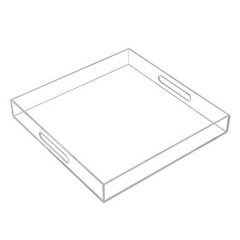 Sturdy Serving Tray with Handles for Coffee Breakfast Appetizer Kitchen Countertop