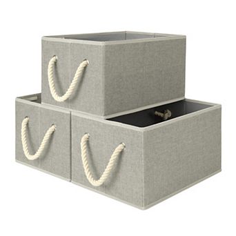 Storage Basket Closet Organizer Fabric Shelf Bin