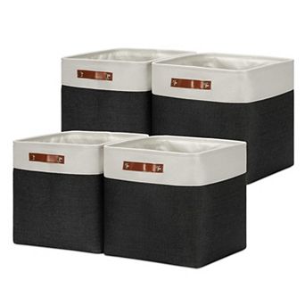 Foldable Fabric Storage Cubes Organizer Baskets for Closet Office