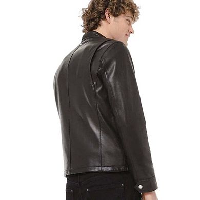 Michael Kors Men's Moto Lamb Leather Jacket