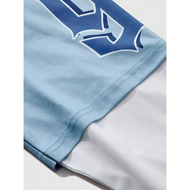 V-Neck 97 Numeric Pattern Mesh T-Shirt (2 In 1)